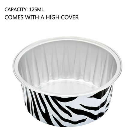 

KKCXFJX Lightning Deals of Today Foil Cupcake Cups Round Cupcake Cups With Lid Mini Cupcake Cups Kitchen Baking Cups 100 PC