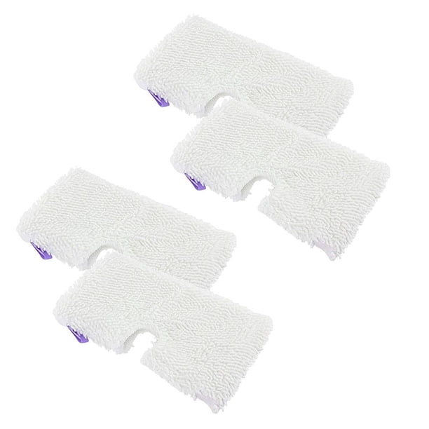 Cateissary 1/4 Uds. Almohadillas para mopa de bolsillo de vapor, almohadillas de cubierta de mopa de microfibra, alfombrilla de repuesto para Shark S3501, Suministros de limpieza para el hogar No.02 Cateissary JJ14648-02B