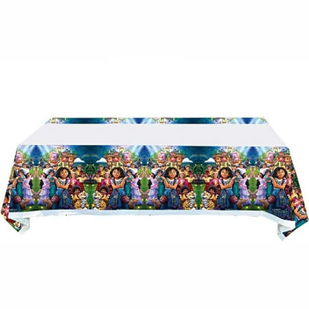 

SWR 2 Pack Magic House Themed Birthday Party Decorations - Disposable Plastic Tablecloth Disposable Table Cover for Theme Party Supplies for Kids | 70.8 x 42.5 (ZB-SNK-003)