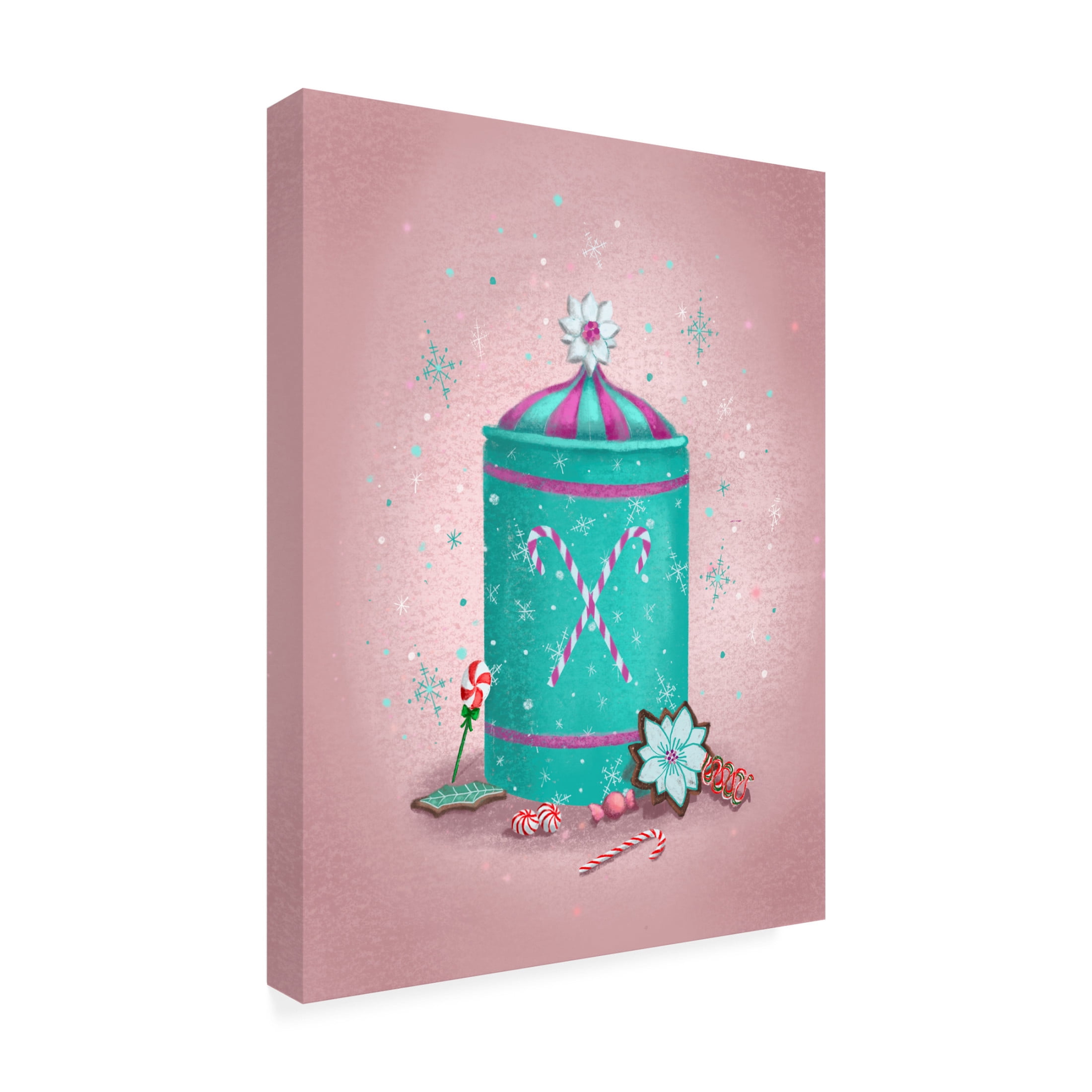 Canvas Wall Art - Christine Rotolo 'Holiday Treats 2' Wall Art for Living Room, Bedroom, or Office Décor by Trademark Fine Art - 14 x 19 Inches