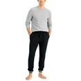 thumbnail image 4 of Hanes Men's Waffle Knit Sleep Jogger Pant New Ebony, Small, 4 of 4