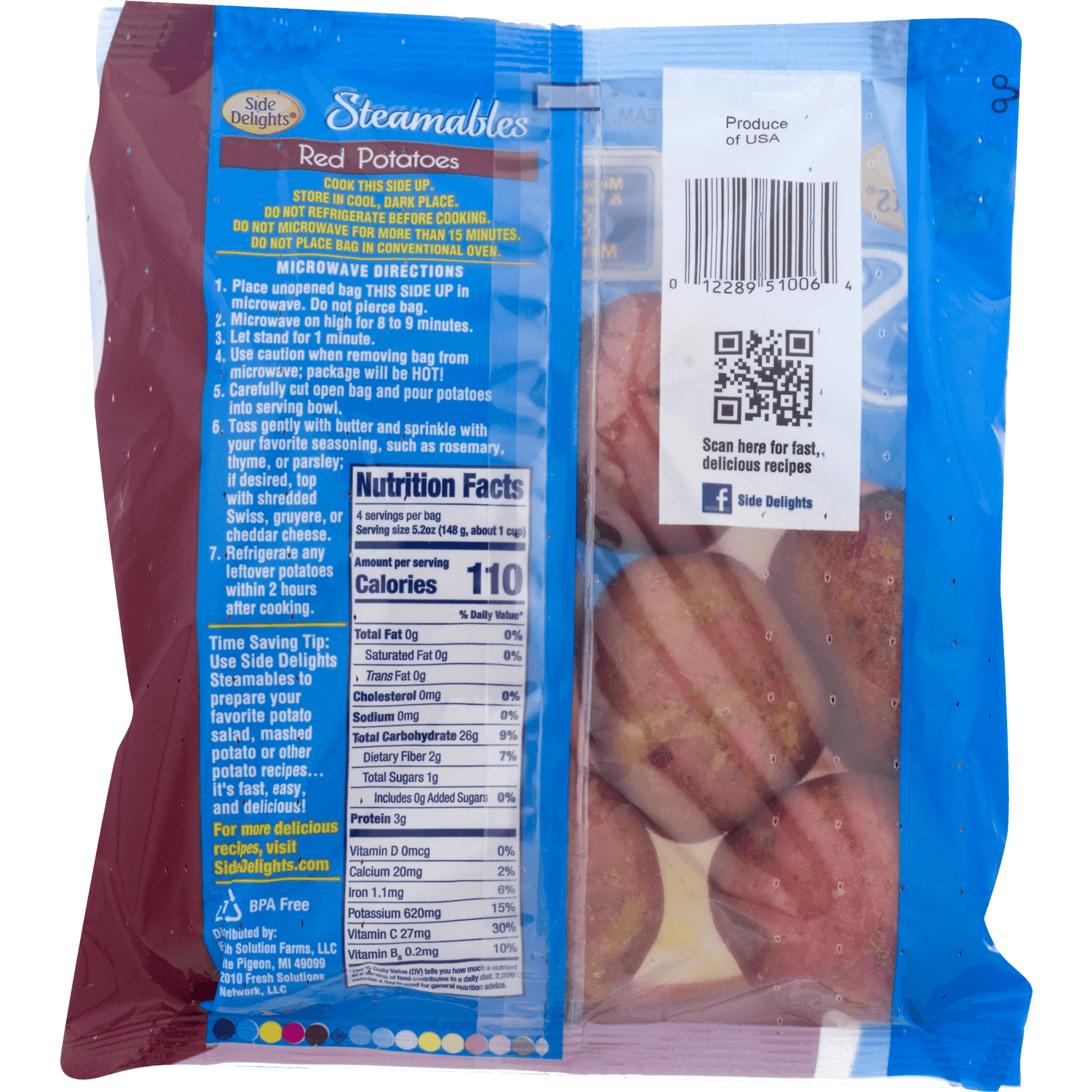 Red Potato Nutrition Information Runners High Nutrition