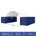 thumbnail image 6 of Chery Industrial 20x20FT PE Fabric Shipping Container Canopy Shelter,Water Resistant, UV Protected, 6 of 14