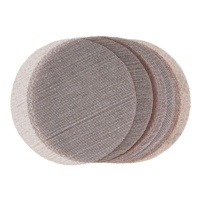 Unique Bargains 10pcs Mesh Sanding Discs 5 Inch Hook and Loop Sanding Net 180 Grits Dust Free Abrasive Pads for Wood Furniture