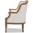 thumbnail image 3 of Baxton Studio Charlemagne Traditional French Accent ChairOak, 3 of 10