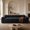 Black, variant on Hosnnlie Corduroy Sofa White, Cloud Puff Segmented Cushions, Rounded Armrests, Breathable Fabric for Cream-Style & Nordic Homes