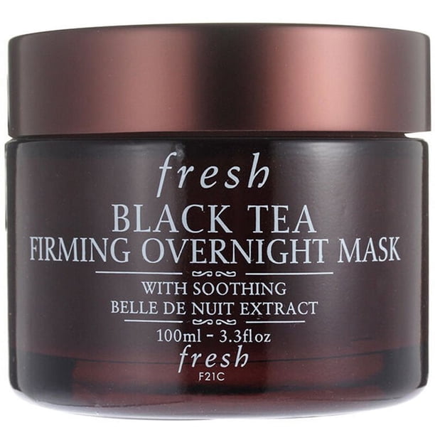 Mascarilla de noche reafirmante de té negro fresco, 100 ml