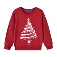 thumbnail image 2 of Diufon Chandail en Molleton de Noël pour Garçons et Filles Manches Longues Col Rond Chandail Automne Hiver Hauts Chauds, 2 of 4