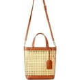 thumbnail image 4 of Women Rattan Straw Tote Bags Summer Beach Shoulder Purse and Handbags Summer Woven Crossbody Bag Clutch Satchel, 4 of 7