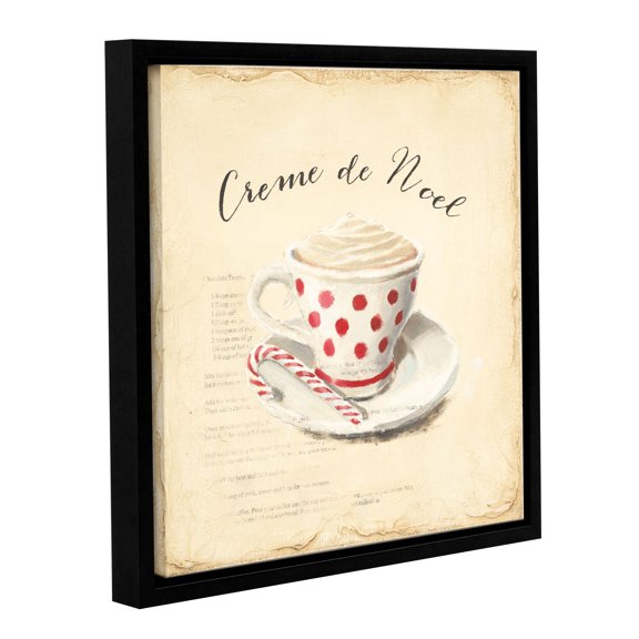 Artwall Crème De Noel, Gallery Wrapped Floater-framed Canvas by Emily Adams