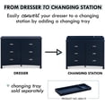 thumbnail image 4 of Carter's by DaVinci Nolan 6-Drawer Dresser in Navy, 4 of 7