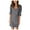 Gray, variant on Short Sleeve Dresses for Women Plus Size on Sale Oversized Tops for Women Women's Plus Size Fashion Casual V Neck Short Sleeve Dress Faux Jean Dress(Black,XXL)