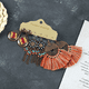 thumbnail image 4 of Pendientes elegantes de estilo étnico bohemio, largos, vintage, para vacaciones, personalizados, sencillos, juego de pendientes versátiles para mujer, 4 of 6