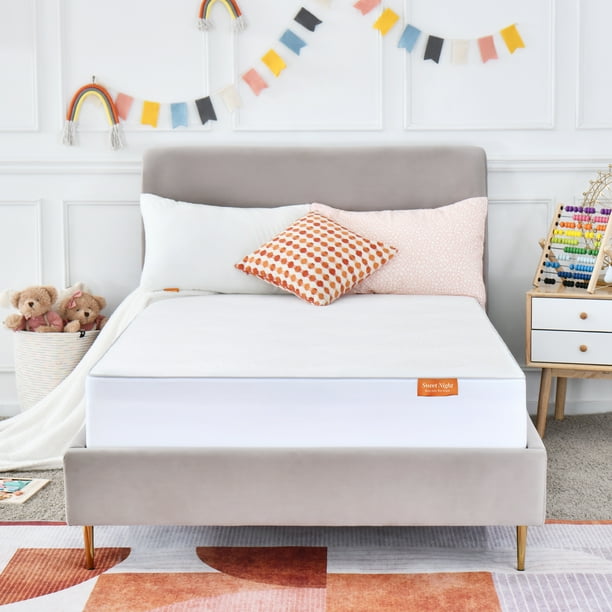 2" Mattress Topper with Waterproof Protector Cover, Egg Crate Cool