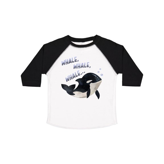 Inktastic Whale, Whale, Whale Cute Orca Pun Boys or Girls Toddler T-Shirt