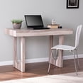 thumbnail image 3 of Southern Enterprises 45.25" Brown Contemporary Rectangular Writing Desk, 3 of 3