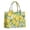 Yellow Lemon Fruit-3, variant on Large Capacity Tote Bag,Yellow Lemon Fruit Slices Blue Pattern Handbag Fashion Luxury Tote Bag,15.7"x13"x 5.1" Inches,Laptop Compatible