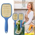thumbnail image 1 of Rallador de verduras multiusos, rallador de mano de acero inoxidable, ralladores de alimentos de cocina, rallador de acero inoxidable, logre más, 1 of 9