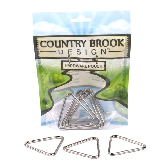 25 - Country Brook Design® 2 Inch Welded Triangle Rings