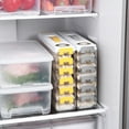 thumbnail image 5 of 4-Layer Food Storage Containers with Lids Dumpling Sealing Storage Box Stackable Food Containers Refrigerator Quick-freeze Box, 5 of 8
