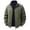 Army Green, variant on GrmtClth Mens Stylish Jacket Varsity Bomber Light Wind Resistant Long Sleeve Business Travel Coat Black XL