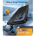 thumbnail image 4 of Funda para teléfono FNTCASE para Moto G 2026, Moto G Power 2025, resistente, negra, 4 of 8