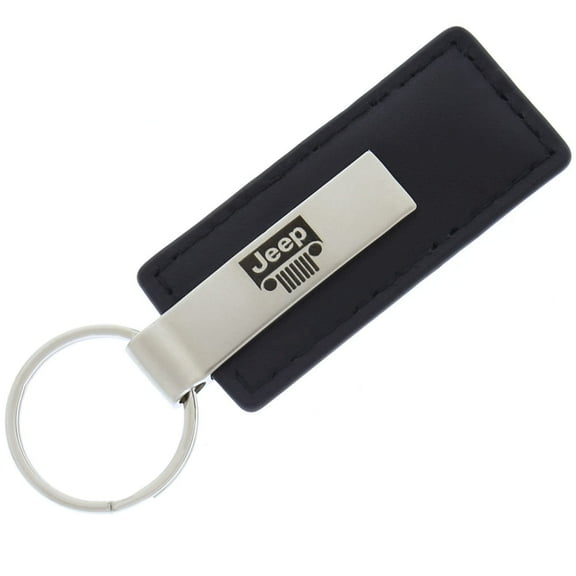 Jeep Grill Keychain & Keyring - Premium Leather