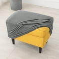 thumbnail image 2 of CNKOO 1pc  Stretch Ottoman Cover Modern Style  Dust-Proof Footstool Slipcover  Living Room Decor  Home Decor  Elastic Ottoman Slipcovers Protective Cover ZZZ, 2 of 7