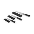 Kitchenaid Gourmet 3piece TripeRiveted Chef Knife Set with Blade Covers, Black