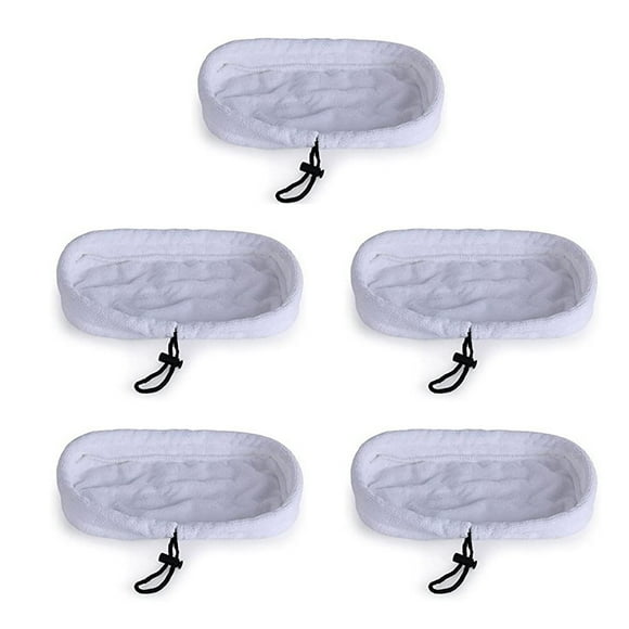 tredstone 1/2/3/5 5x White Spotless Floors With Steam Swob Microfiber Pad Covers Without Shedding Hair Is 1PCS