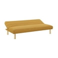 thumbnail image 2 of Serta Chester Mid Century Modern Convertible Sofa, Marigold Yellow Fabric, 2 of 7