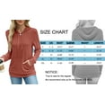 thumbnail image 6 of MOSHU Loose Hoodies for Women Casual Fall Tops Long Sleeve Womens Sweatshirts Pullover Fashion Shirts with Pocket, 6 of 8