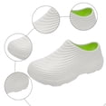 thumbnail image 3 of Rokment Chef Shoes for Women Men Non Slip Work Shoes Waterproof Oil Resistant Closed Toe Clogs Kitchen Restaurant Food Service Nursing Mules Grey Size 9.5, 3 of 7
