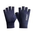 thumbnail image 2 of 2xMen Guantes De Seda De Hielo Verano Protección Solar Antideslizante Pesca Medio Azul, 2 of 4