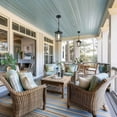 thumbnail image 4 of LNC Modern Farmhouse Black Outdoor Pendant Lantern, 1-Light Patio Hanging Lamp, 4 of 12