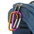 thumbnail image 5 of New Outdoor Sports Safety Multicolor Aluminium Alloy Carabiner Buckle Keychain Climbing Button Camping Hiking Hook RED 2PCS, 5 of 8