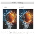 thumbnail image 3 of Basketball with Water Garden Flag 12"x18" Double-Sided Yard Flags for Outside Outdoor All Seasonal Decoration, 3 of 6