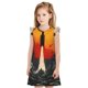 thumbnail image 1 of Fotbe Retro Space Rocket Launch Vestido de Dormir para Niñas de 3 a 10 Años, Mangas Cortas, Estilo Princesa, Pijama Camisón con Mangas Voladas-XX-Large, 1 of 6