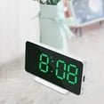 thumbnail image 3 of Escritorio moderno/reloj despertador digital de pared Temperatura Fecha Modo de semana USB Verde Zulema reloj despertador digital, 3 of 6