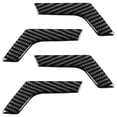 thumbnail image 4 of Poignée de Porte Intérieure Garniture, Auto-Adhésif Conception Véritable Fibre de Carbone Résistant aux Intempéries Poignées de Porte Intérieure Couvercle Remplacement pour W204 2005-2012 pour Voiture, 4 of 8
