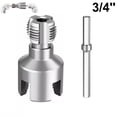 thumbnail image 1 of Pipe Tapping and Threading Tool, PVC Pipe Threader Kit, Integrated Internal & External Pipe Threading Tool, Electric Drill Compatible Rethreading Tool, Dual-Function Thread Cutter for Plastic Pipes, 1 of 8