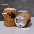 thumbnail image 6 of LumaBase Cork with Leaf Battery Operated LED Candles - Set of 2, 6 of 6