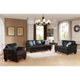 thumbnail image 3 of KB 2053BR-L 39 x 63 x 37 in. Living Room Love Seat - Brown, 3 of 4