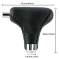 thumbnail image 2 of LEEYNEER Universal Car Gear Knob PU Leather Gear Stick Knob for Automatic Transmission Car Auto Accessory, 2 of 10