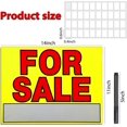 thumbnail image 2 of 4 Pieces 11 x 14 Inch FOR SALE Stickers Sign with 2 Pieces Black Marker Pen and 40 Pieces Transparent Double-Sided Tapes for Cars, Trucks, Garage, Business Sale Sticker Sign Kit, 2 of 7