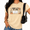 Apricot, variant on Cozymy Hangin' With My Boos Cute Ghost Halloween Graphic Tee for Women Vintage Inspired Short Sleeve Crew Neck