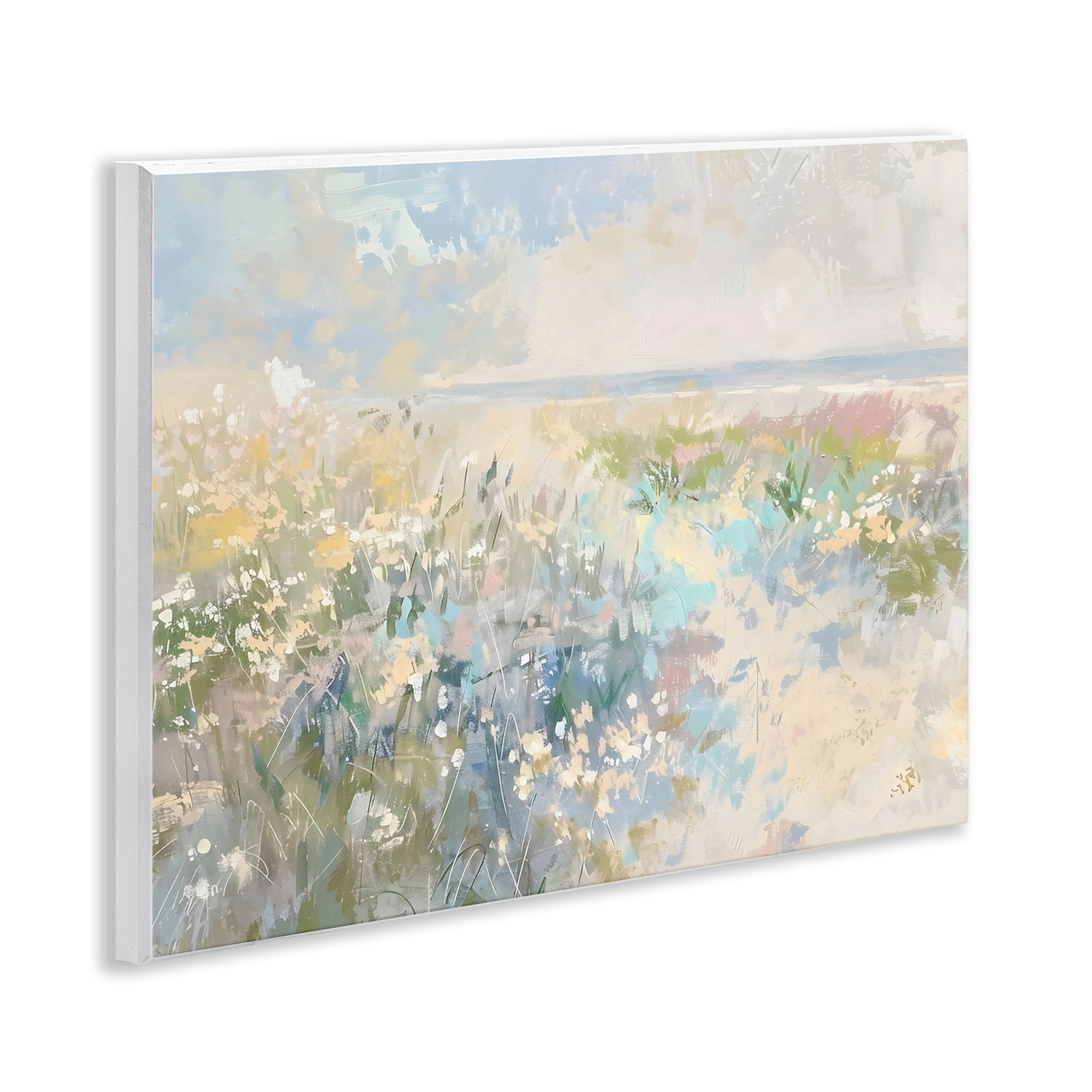 Stupell Industries Mottled Pastel Field Impression Wall Plaque Art, design by Creative Studio