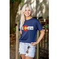 thumbnail image 3 of Colorado Souvenir CO Vintage Mountain Plus Size Crewneck Graphic Tee Shirt Brisco Brands 2X, 3 of 5