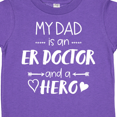 thumbnail image 4 of Inktastic My Dad is an Er Doctor and a Hero Boys or Girls Toddler T-Shirt, 4 of 5