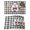 Black, variant on Groundhog Day Placemats Set of 8, Red Bow Knot Black Checkered Placemats for Dining Table, Place Mats for Kitchen Tabletop, Waterproof Wipeable Dining Table Mats Set